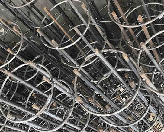 Ribbed rebar cages export to Australia